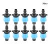 50Pcs Drip Tape Connector Irrigation Tubing Fittings Twist Locks 1/2" Barb for 5/8" Drip Tape Sprinkler Fits Garden Flower Beds