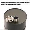 25oz 304 Stainless Steel Drum Hip Flask for Water Bottle Drums Whisky Portable Outdoor Men Gift