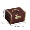 Chinese Style Wooden Savings Tank Retro Password Lock Money Box Money Tank  Gift