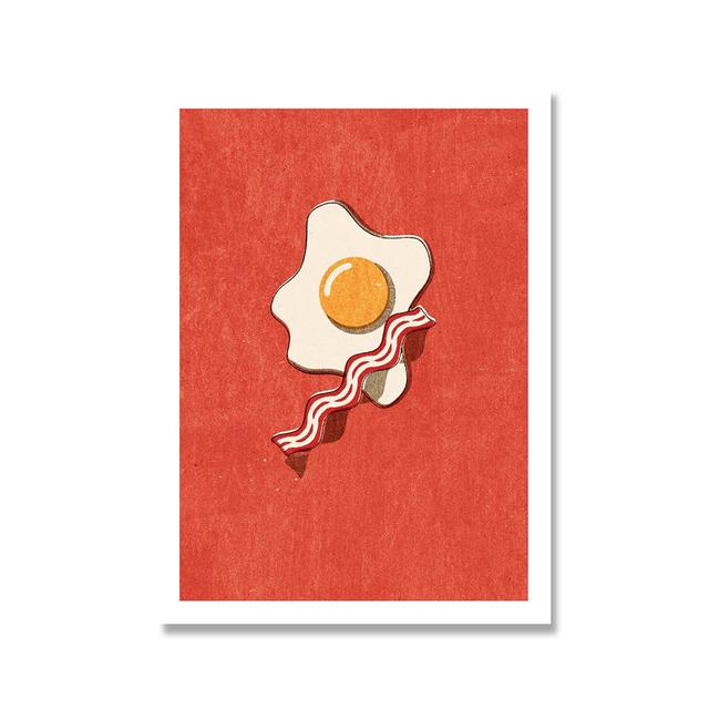 Nordic Paintings Kitchen Wall Decor Fast Food Printings Burger Ice Cream Restraunt Decoration Poster Painting No Frame