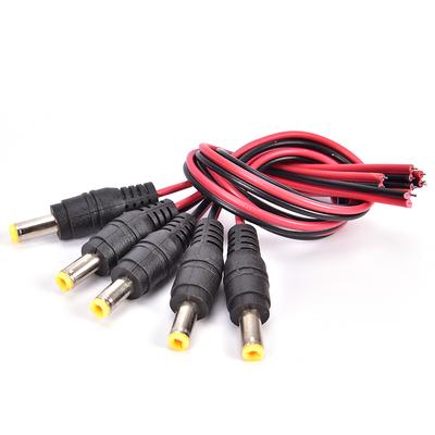 5 Τεμάχια 5.5X2.1mm Αρσενικό Υποδοχή Τροφοδοσίας Jack Βύσμα Συνδετήρας Καλώδιο 12V