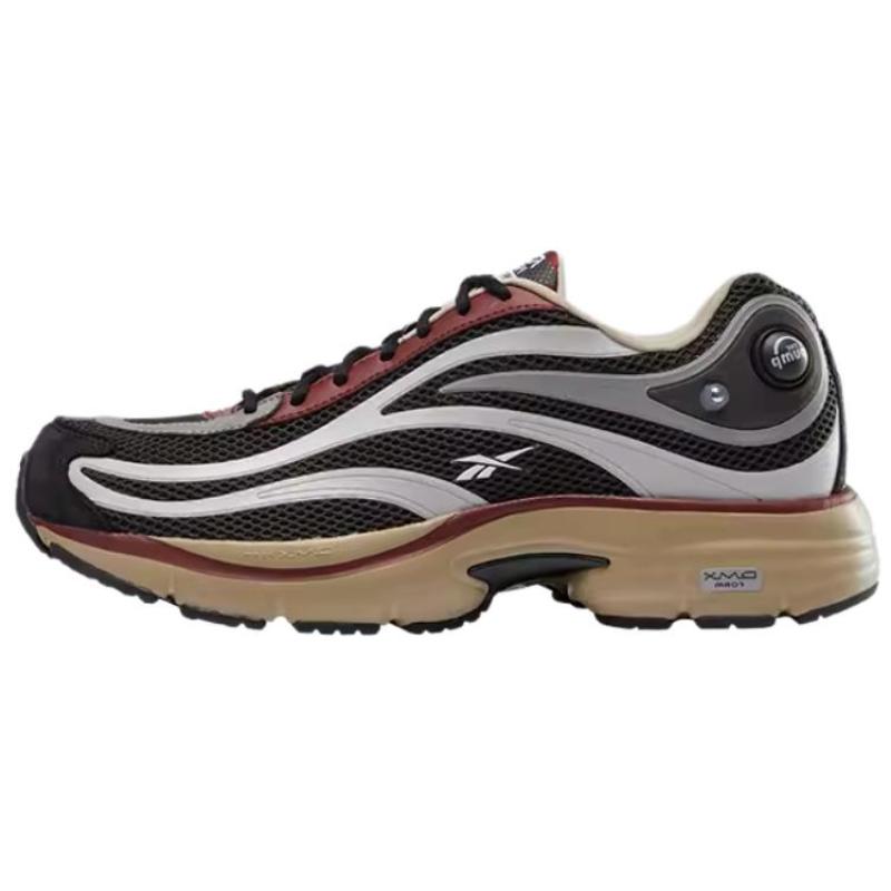 

Reebok Low Top Running Shoes Unisex Black White Brown Sneakers 100201153 35