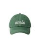Imiseu Lettering Logo White Stitch Ball Cap-Green