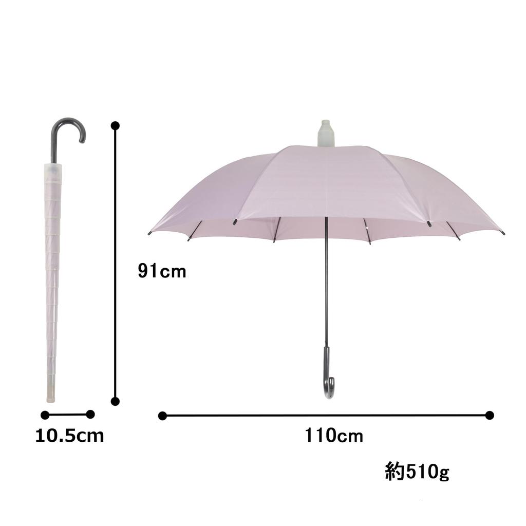 Plain Slide Cover Automatic ASU28JP65 Umbe+ Umbrella, Pink, 65cm,