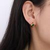 Temperament Earrings Women's Simple Stainless Steel Gold-plated Earrings Fashion Studs Premium Earrings Jewelry