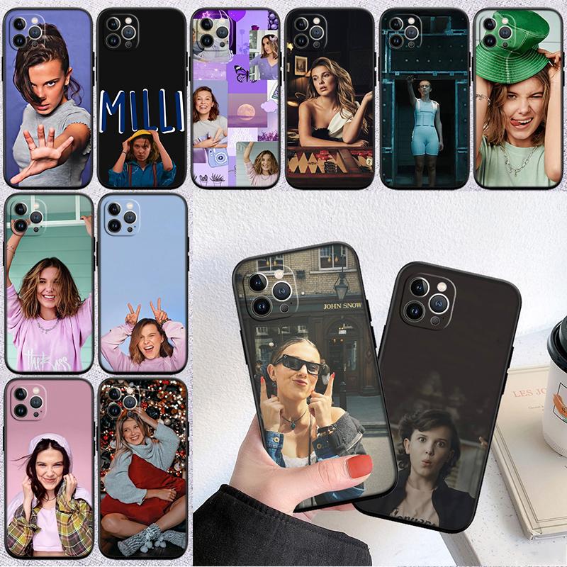 RP48 Millie Bobby Brown New High-End Shell Phone Case for Redmi Note 8 9 Pro Max 9S 9T 9C NFC 8T 8A 10A A4