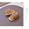 One-year-old baby snow boots winter baby cotton shoes soft-soled toddler shoes 3-6-12 month infant velvet warm shoes