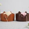 Round Knitting Bowl Yarn Bowl Cats Shape Yarn Holder Large Yarn Storage Bowl Wool Storage Bowl Knitting Supplies