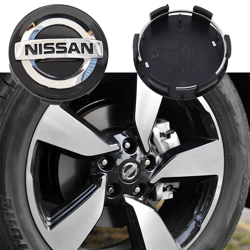 4 Stück 3D 54mm 60mm 63mm Nissan Autoemblem Radnabenkappe Felgenabdeckung Aufkleber Styling Staubdicht