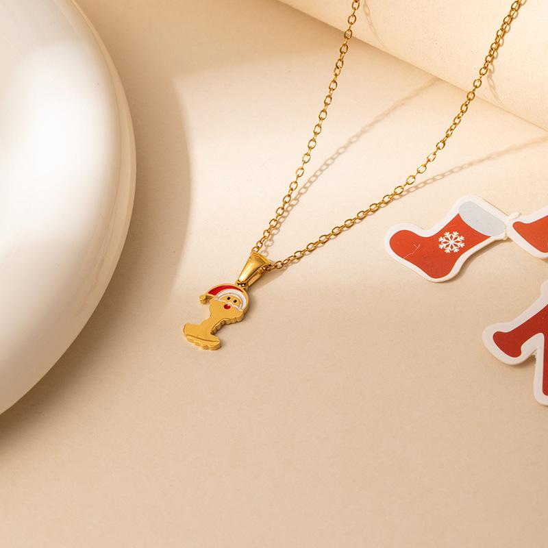 Нержавеющая сталь Английский Алфавит Подвеска Ожерелье - Женская Модная Простая Ключичная Цепочка