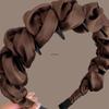 Women's Light Luxury Fluffy Volume Boost Headband, Versatile Solid Color Hair Accessory
