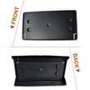 Front License Plate Frame Front Bumper License Plate Holder Mounting Bracket Cover For Jeep Wrangler JL JLU Gladiator JT 2018-2025 (For Plastic