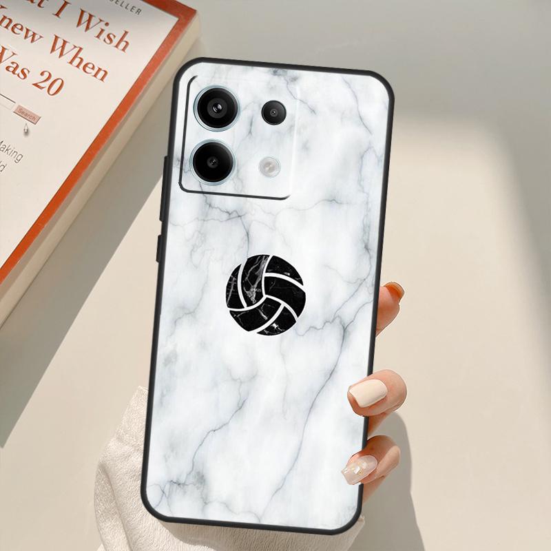 Volleyball Sport Funda For Xiaomi Redmi Note 13 14 9 10 12 11 15 Pro Plus Case For Redmi 15 C 12C 13C 14C 10C