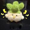 10cm 1Pcs Cultural and Creative Garlic Bird Voice Doll Souvenir and Peaceful Bird Plush Toy Doll
