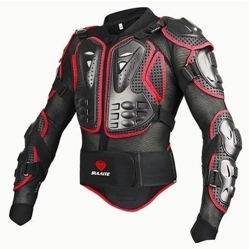 Motorcycle Chest Back Protector Breathable Mesh Armor Motocross Body Guard Riding Safety Jacket Men
