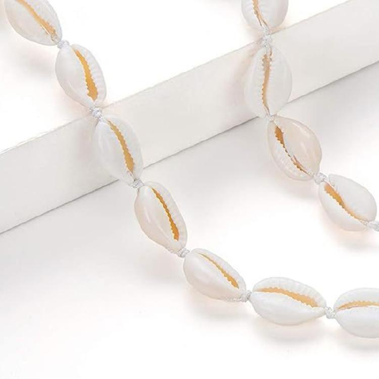Bracelets de Coquillages Chevillettes Perles de Coquillages Naturels Collier Bijoux pour Hommes