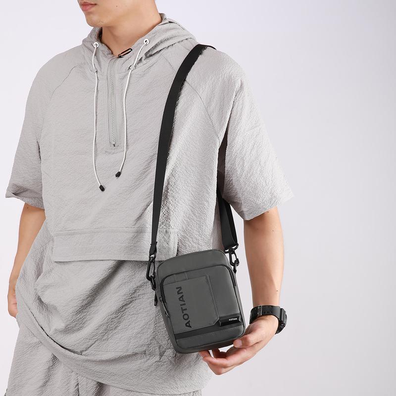 Men's Multi-Functional Small Bag Shoulder Bag Crossbody Bag Mobile Phone Bag Waist Bag