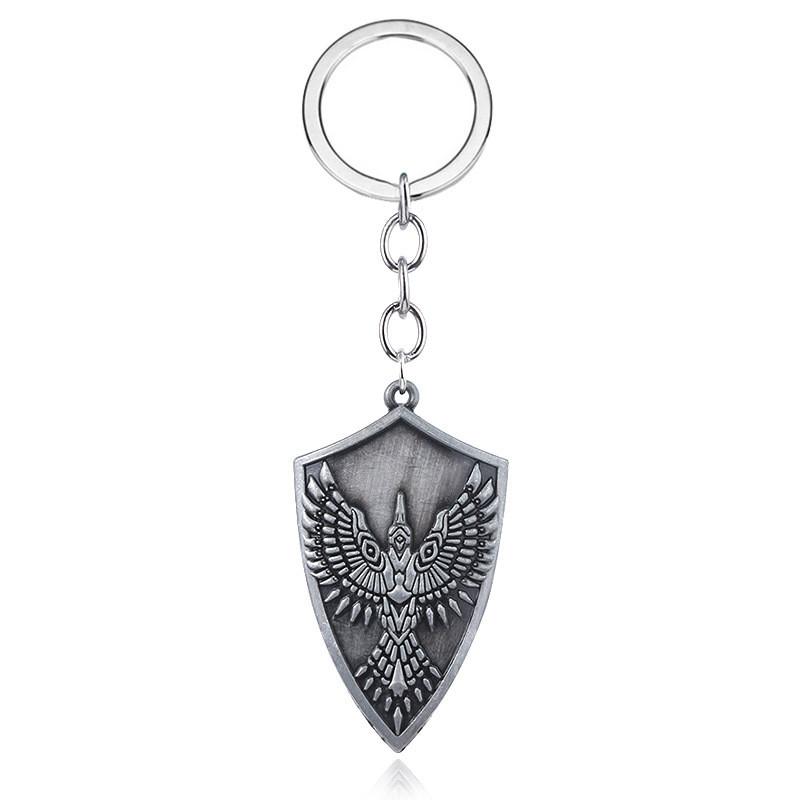 Dark Souls Shield Keychain Metal Collectible Gift For Gamers And Fans