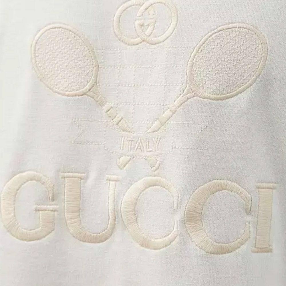 GUCCI T Shirts Men's White Crew Neck Moderate Straight Fit 548334-XJBCR-9689