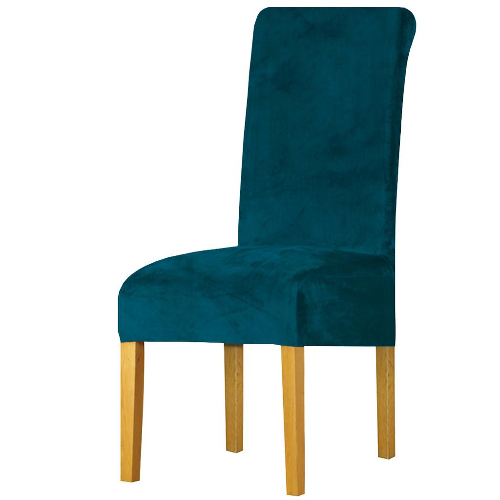 Velvet Chair Cover for Household Chair Cover Skin-friendly Silver Fox Velvet Chair Cover Hotel Restaurant Dining Chair Cover