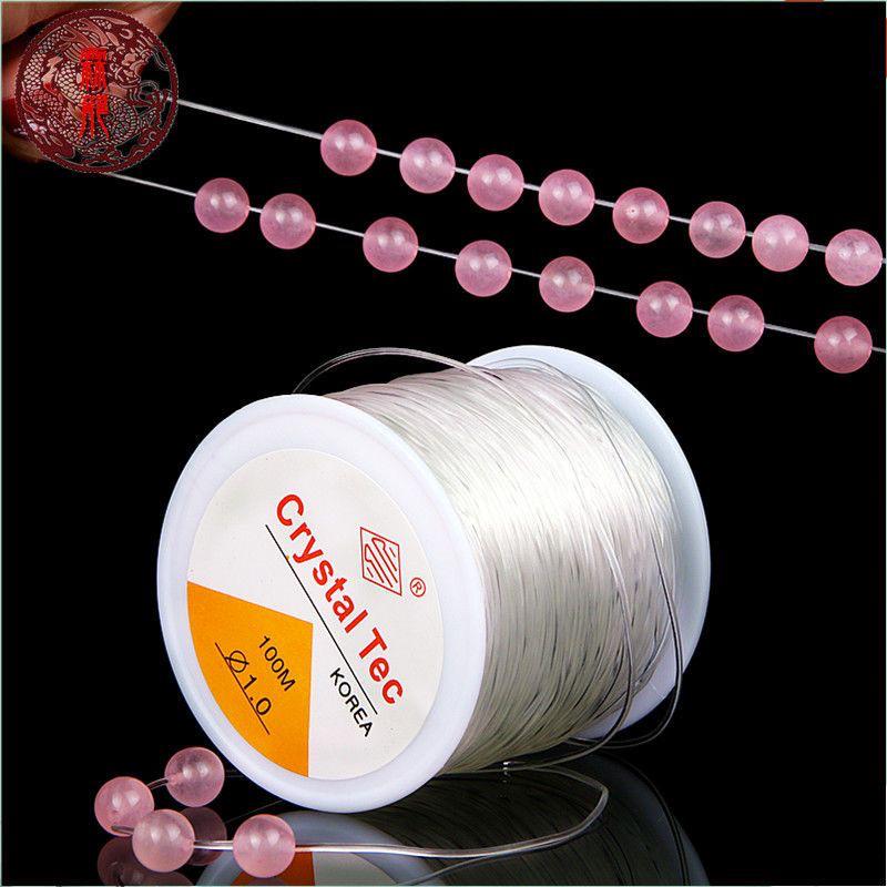 Elastic Cord for Round Crystal Buddhist Beads: Bracelet, Necklace, and Jade Beading String.