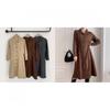 Shop   Women S Wool CollAr Neck Button Open Shirring A Line Midi dreSS Beige cAt