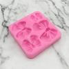 Newest 1pcs Cute Knot Bow Molds Soft Silicone Fondant Resin Art Mould Cake Decoration Pastry Kitchen Baking Accessories Tools