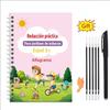 Free Shipping SANK Copybooks Pen Magic Copy Book Free Wiping Children's Kids Writing Sticker Practice Copybook For Calligraphy