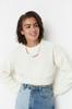 Women's Elegance Style Sweater Black Super Crop Basic Knitwear Sweater