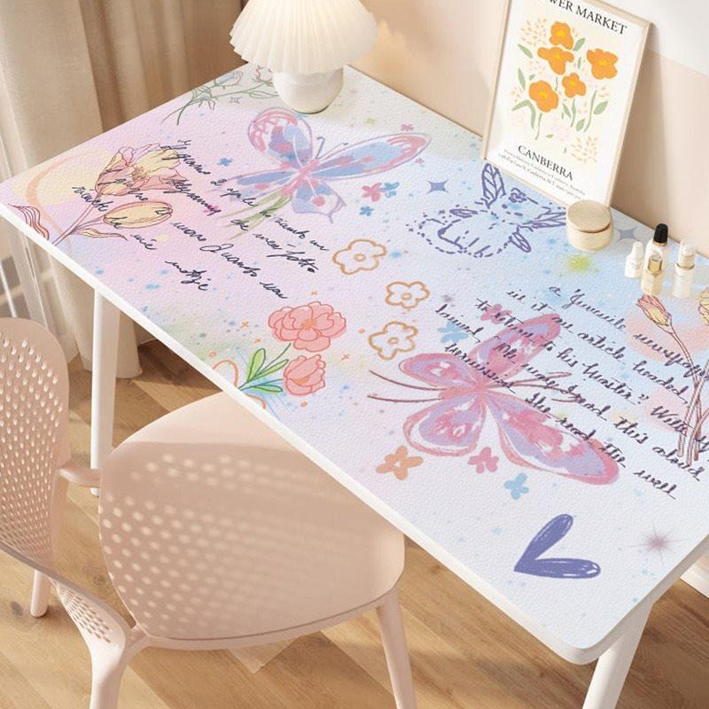 1pcs Desk Pad, Student Girl, No Wash, Waterproof Desk Pad, Study Desk, High Aesthetics, Dressing Table, Makeup Tablecloth