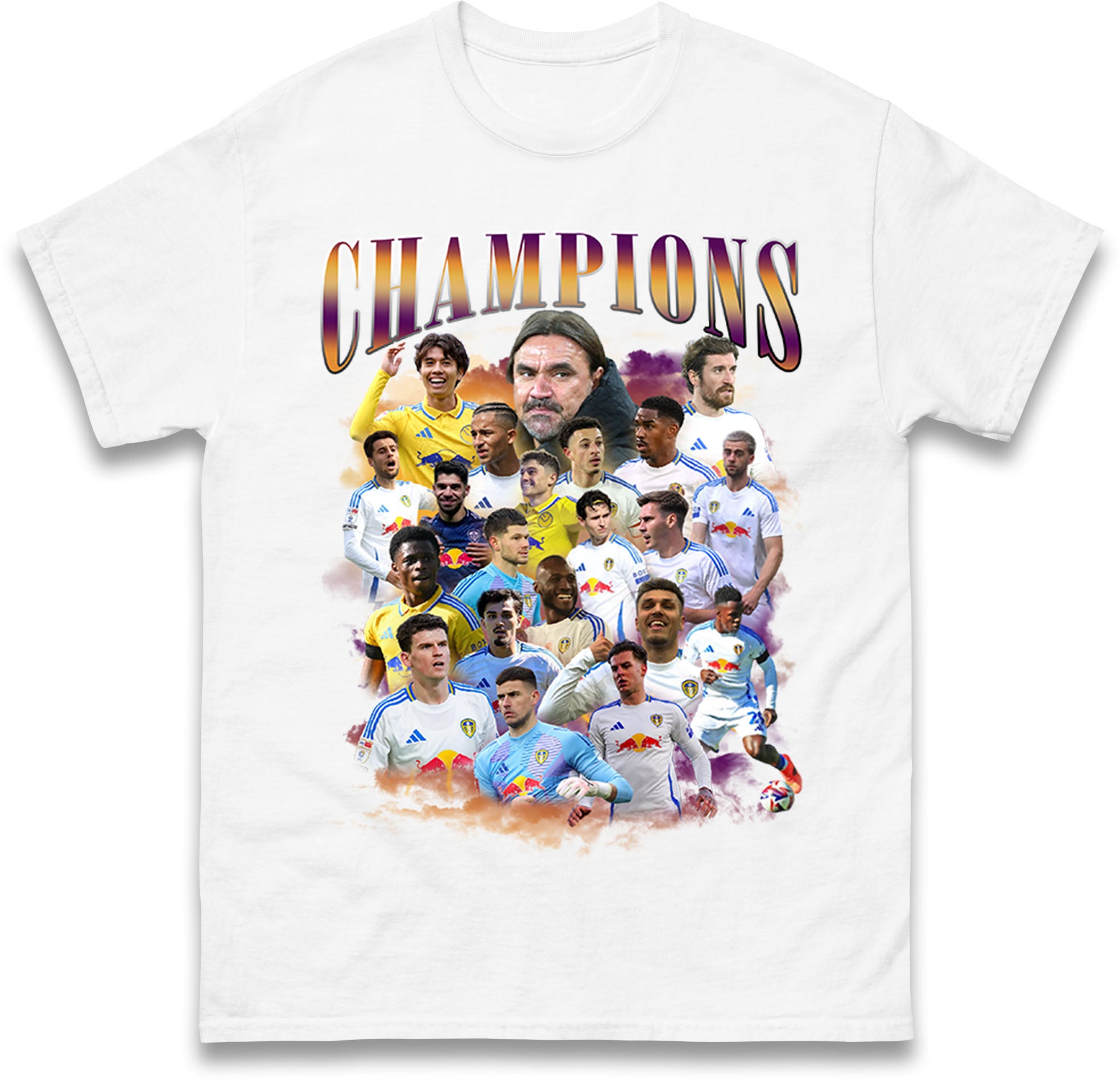 Leeds Champions Mens T Shirt Womens Tops Tees 4XL