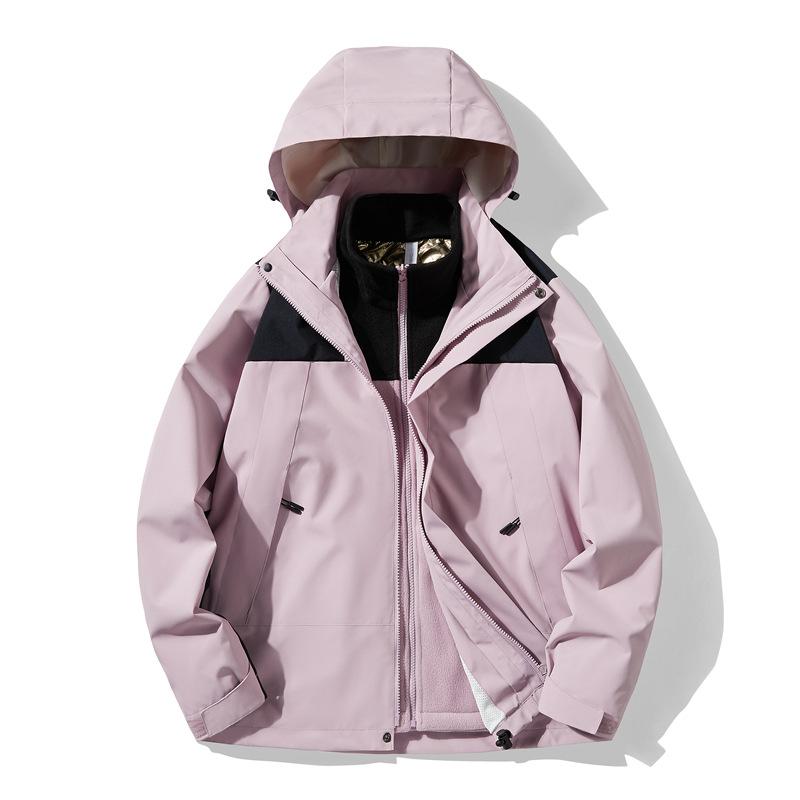 New Three-in-one Stormtrooper Men Outdoor Windproof Waterproof Two-piece Winter Coat Women's Stormtrooper