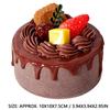 Artificial Birthday Cake 4 Inch Realistic Simulation Cake Display Model for Bakery Shop Window Photography Props 4 Inch