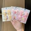 2Pcs/Set New Solid Hairpins Bows for Baby Fashion Bright Hair Accessories Hair Clips Girls Hairpins Children Barrettes