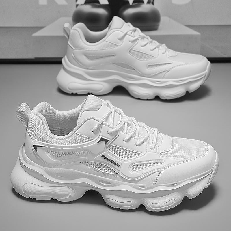 

Мужские кроссовки повседневные легкие удобные для ходьбы мужские спортивные кроссовки для бега нескользящие модные кроссовки для мужчин 39 белый