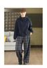 2025 Women's Winter Fleece-Lined Cashmere Cotton Hooded Knit Sweatshirt - Warm Casual Pullover