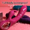 Ji Mei Rabbit Dual Vibrator: Inner & Outer Grip, Rechargeable Massage for Women