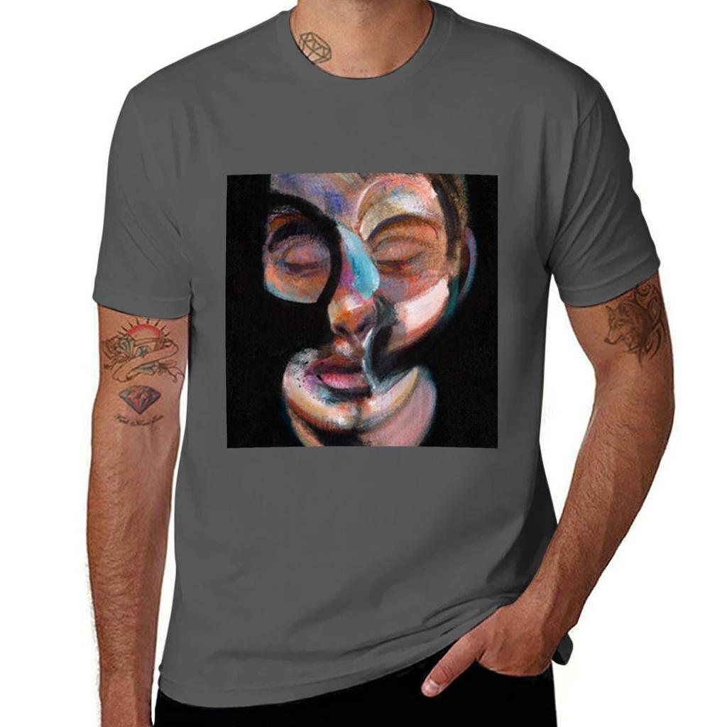 Francis Bacon 1970s Original Paintings Tshirt Basic Simple Design Short Sleeve Shirt