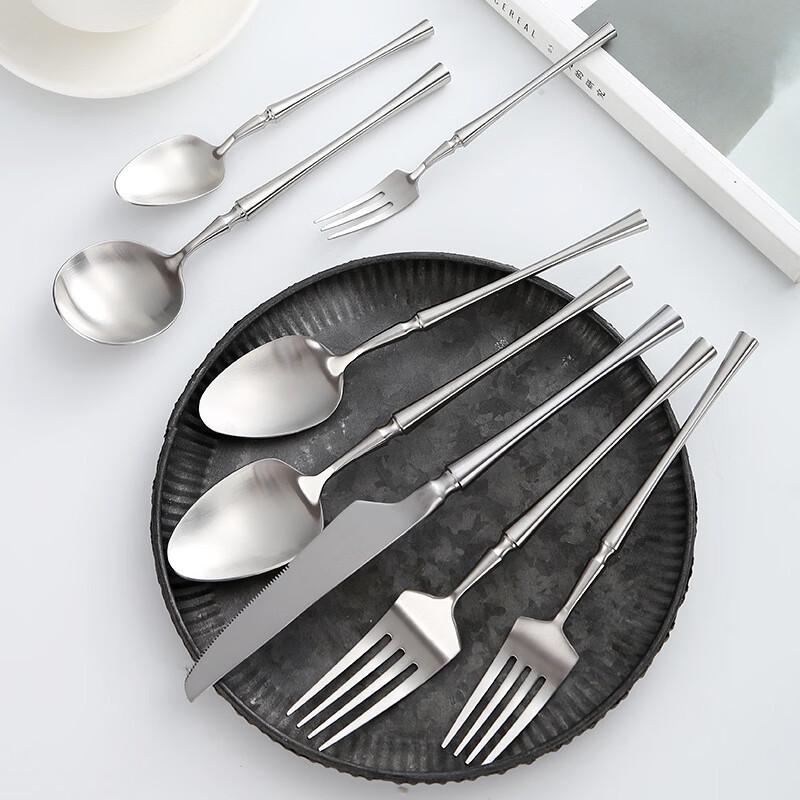 Ruhan 304 Stainless Steel Small Waist Round Spoon