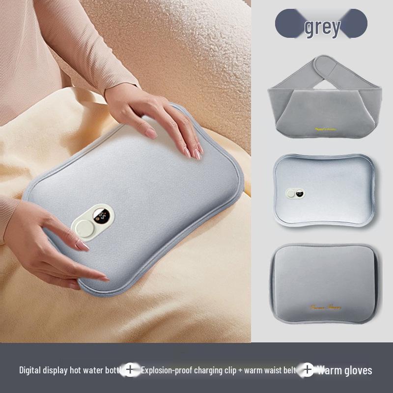 Electric Explosion-Proof Rechargeable Hand Warmer & Large Hot Water Bag