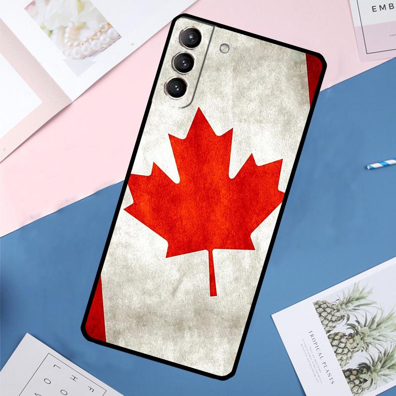 

Canada Canadian Flag Case For Samsung Galaxy S24 Ultra S21 S22 S23 S25 Ultra S9 S10 Plus S20 FE S25 FE Back Cover Galaxy S24Ultra