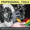 8-in-1 Car Automotive Brake Pad Measure Ruler Tool Feeler Lining Thickness Gauge