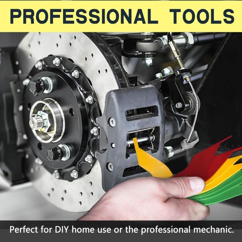 8-in-1 Car Automotive Brake Pad Measure Ruler Tool Feeler Lining Thickness Gauge