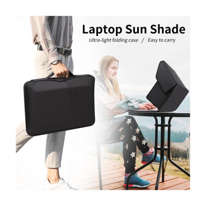 Outdoor Laptop Shade Computer Privacy Cover Foldable Portable Laptop Case