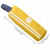 Solid Color Large Capacity Pencil Case Portable Stationery Organizer Storage Bag  School