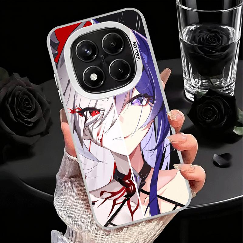 

Honkai Star Rail Ахерон Мягкий чехол для телефона для Xiaomi Redmi Note 13 14 15 Pro Plus 12S 12 11S 11 11T 10S 10 Ударопрочная задняя крышка Redmi Note 13 5G