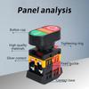 22Mm/25Mm/30Mm Apbb-22/As22/Ppbb-30 On/Off Start Stop Push Button Switch 10A/660V Self-Reset/Momentary Light Switch