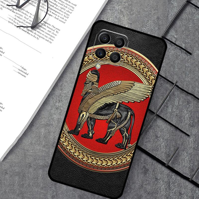 

Lamassu Assyrian Winged Lion Case For Samsung Galaxy M14 M12 M11 M13 M15 M06 M16 M36 M56 M31 M53 M32 M52 M35 M55 M34 M54 Samsung M23