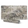Protective Desk Pad with Leaves Graphic On an Abstract Background 90x45 Cm