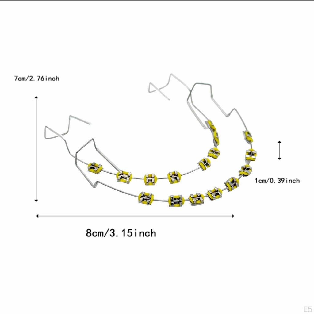 Temporary Tooth Decoration Decorative with Metal Wires Gift for Family